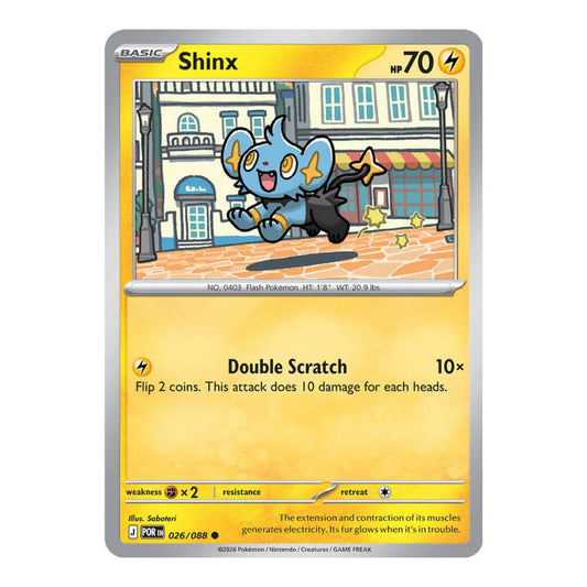 ME03: Perfect Order (POR) - Shinx (#026/088) (Near Mint)