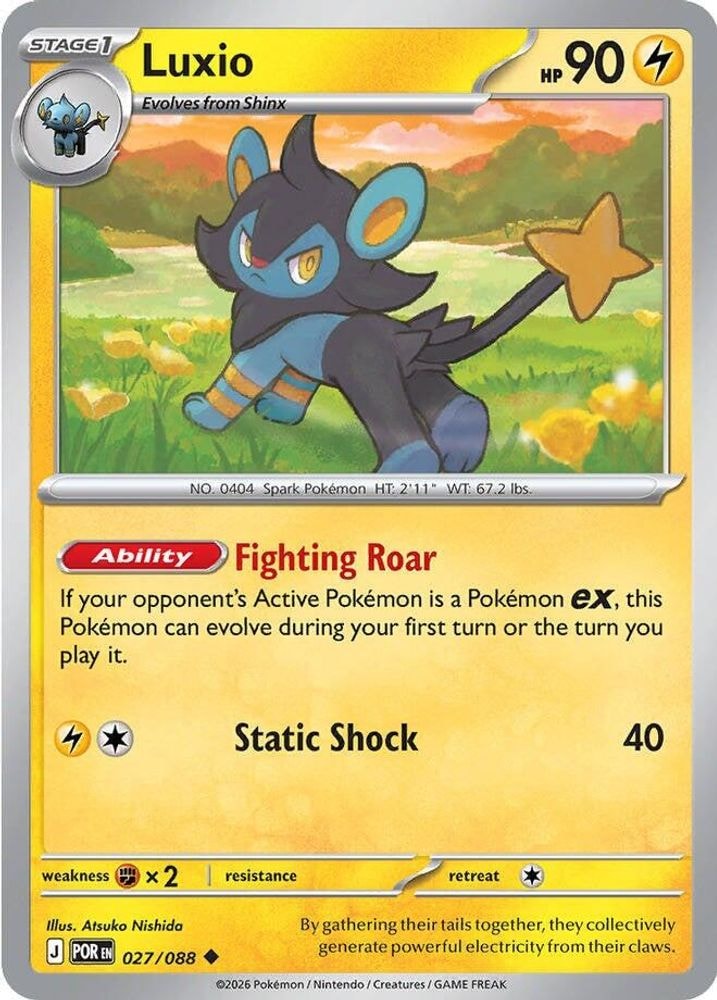 ME03: Perfect Order (POR) - Luxio (#027/088, Uncommon) ()