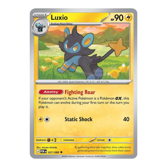 ME03: Perfect Order (POR) - Luxio (#027/088) (Near Mint)