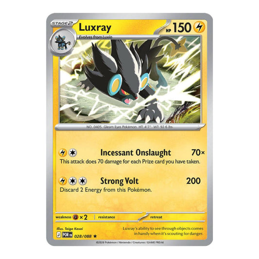ME03: Perfect Order (POR) - Luxray (#028/088) (Near Mint)