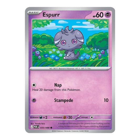 ME03: Perfect Order (POR) - Espurr 033 088 (#033/088) (Near Mint)