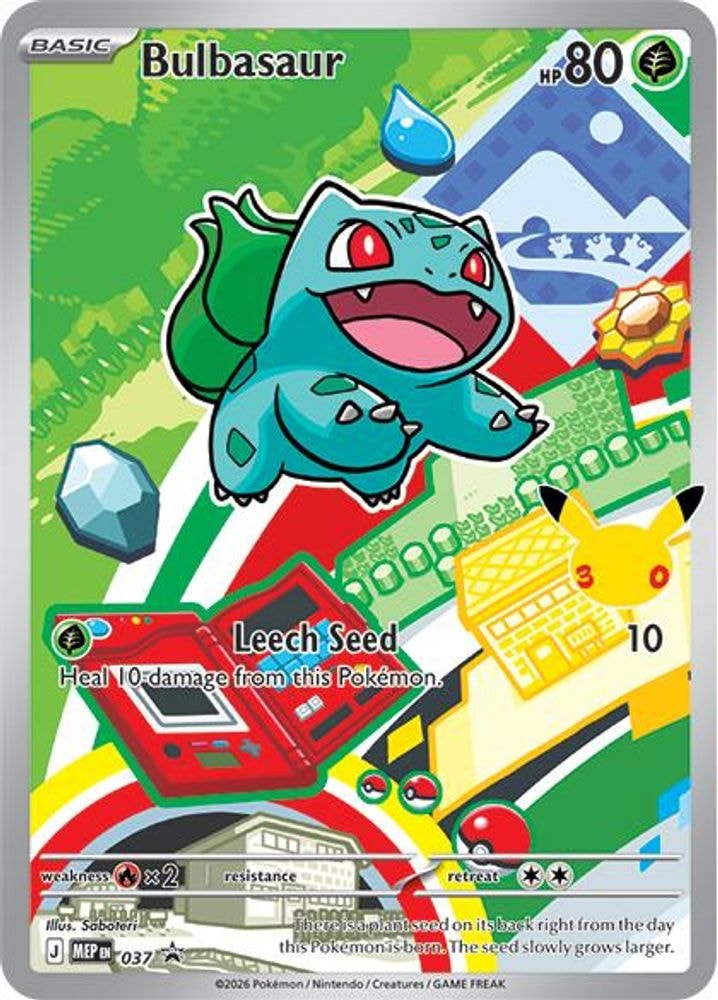 ME: Mega Evolution Promo (MEP) - Bulbasaur - 037 (#037, Promo) ()