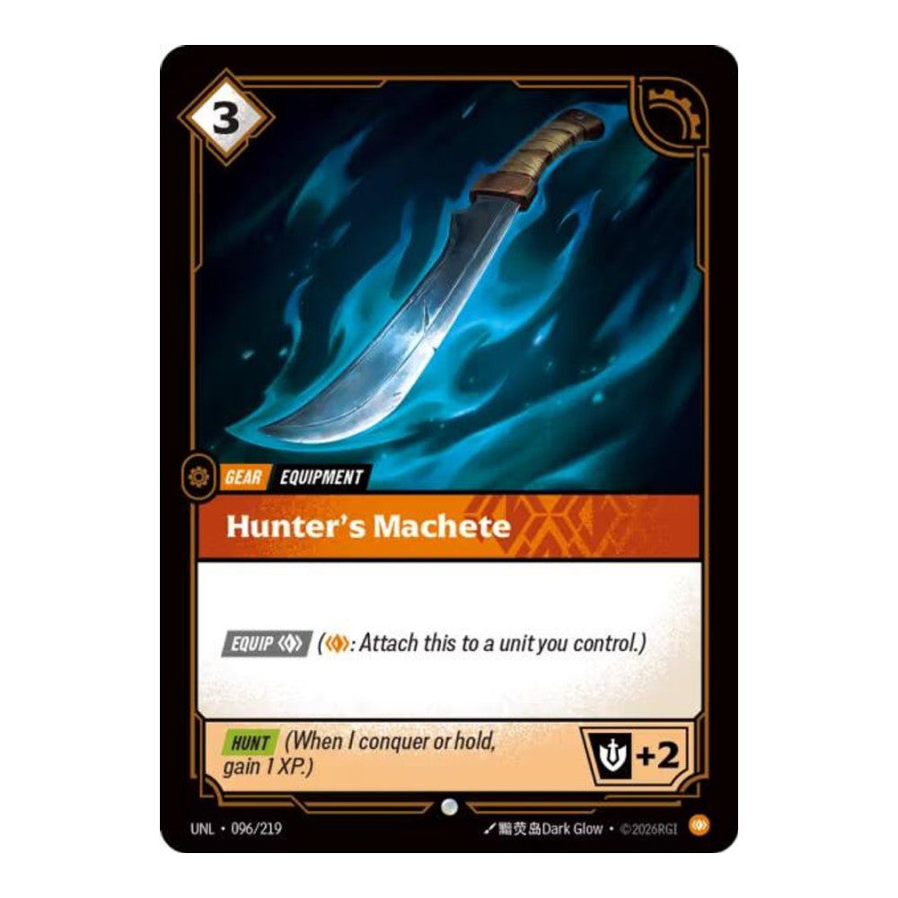 Unleashed (UNL) - Hunter's Machete (#096/219) (Near Mint)