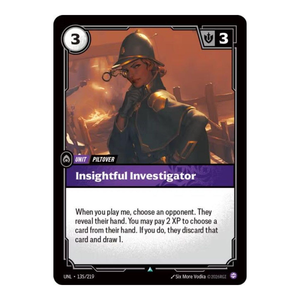Unleashed (UNL) - Insightful Investigator (#135/219) (Near Mint)