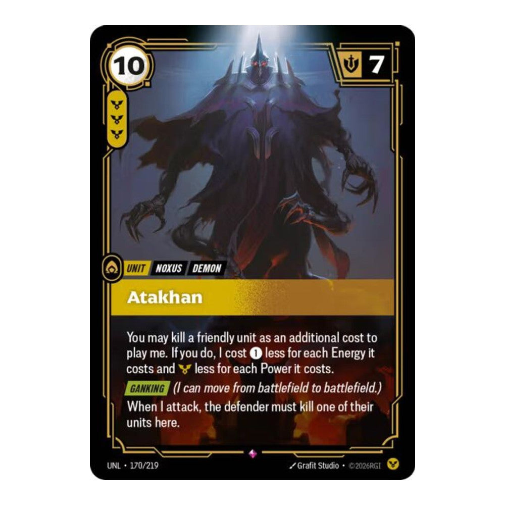 Unleashed (UNL) - Atakhan (#170/219) (Near Mint)