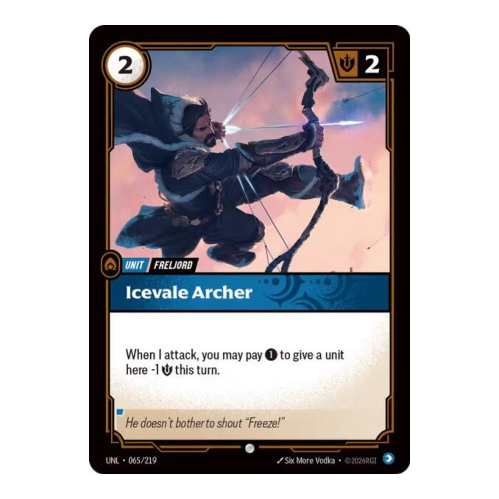 Unleashed (UNL) - Icevale Archer (#065/219) (Near Mint)