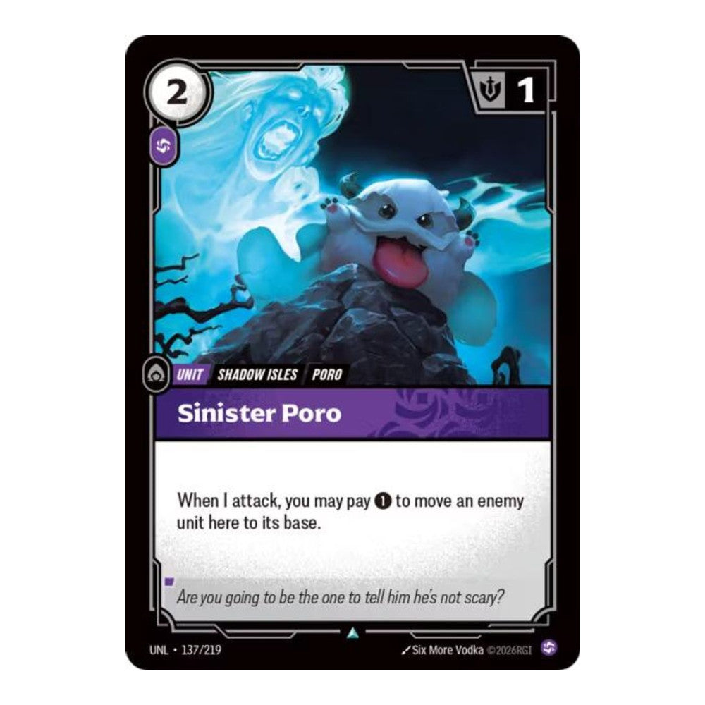 Unleashed (UNL) - Sinister Poro (#137/219) (Near Mint)