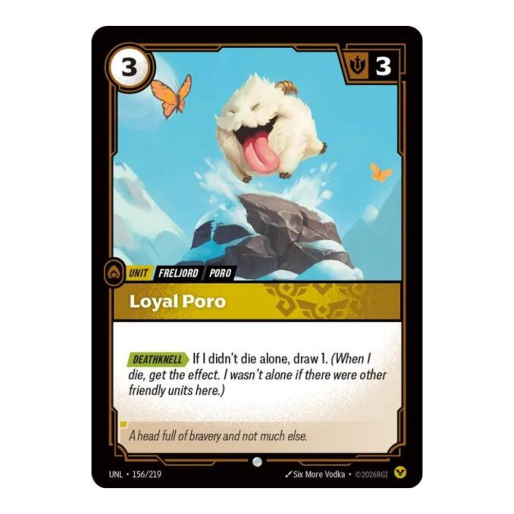 Unleashed (UNL) - Loyal Poro (#156/219) (Near Mint)