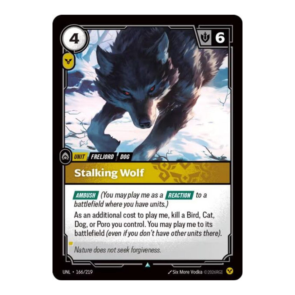 Unleashed (UNL) - Stalking Wolf (#166/219) (Near Mint)