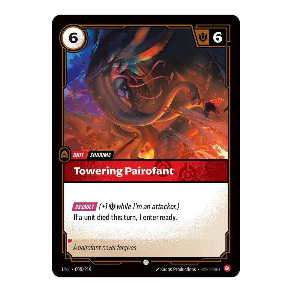 Unleashed (UNL) - Towering Pairofant (#008/219) (Near Mint)