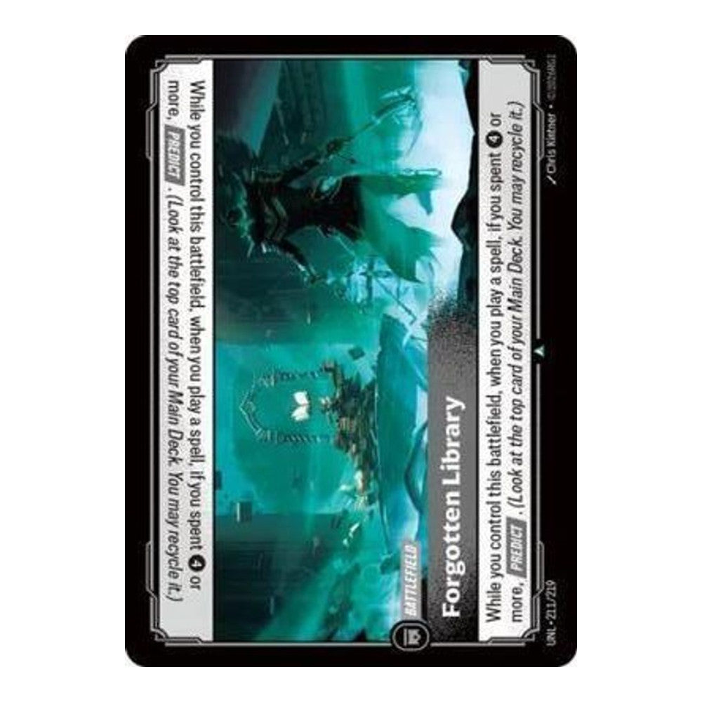 Unleashed (UNL) - Forgotten Library (#211/219) (Near Mint)