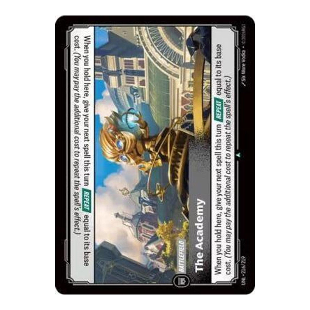 Unleashed (UNL) - The Academy (#216/219) (Near Mint)