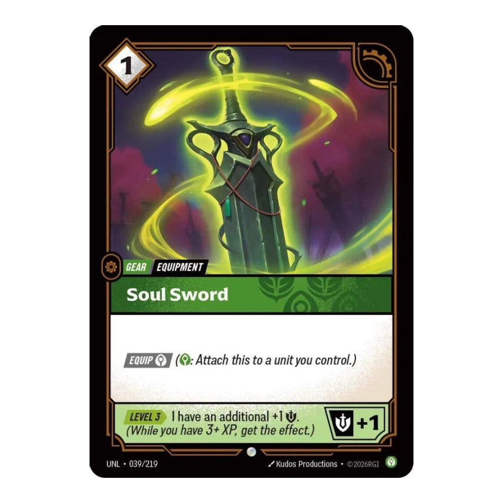 Unleashed (UNL) - Soul Sword (#039/219) (Near Mint)