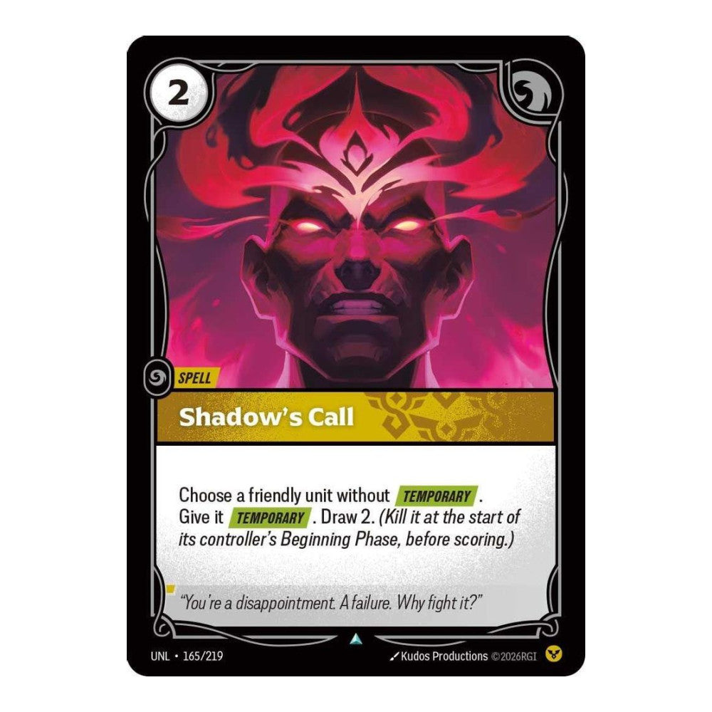 Unleashed (UNL) - Shadow's Call (#165/219) (Near Mint)