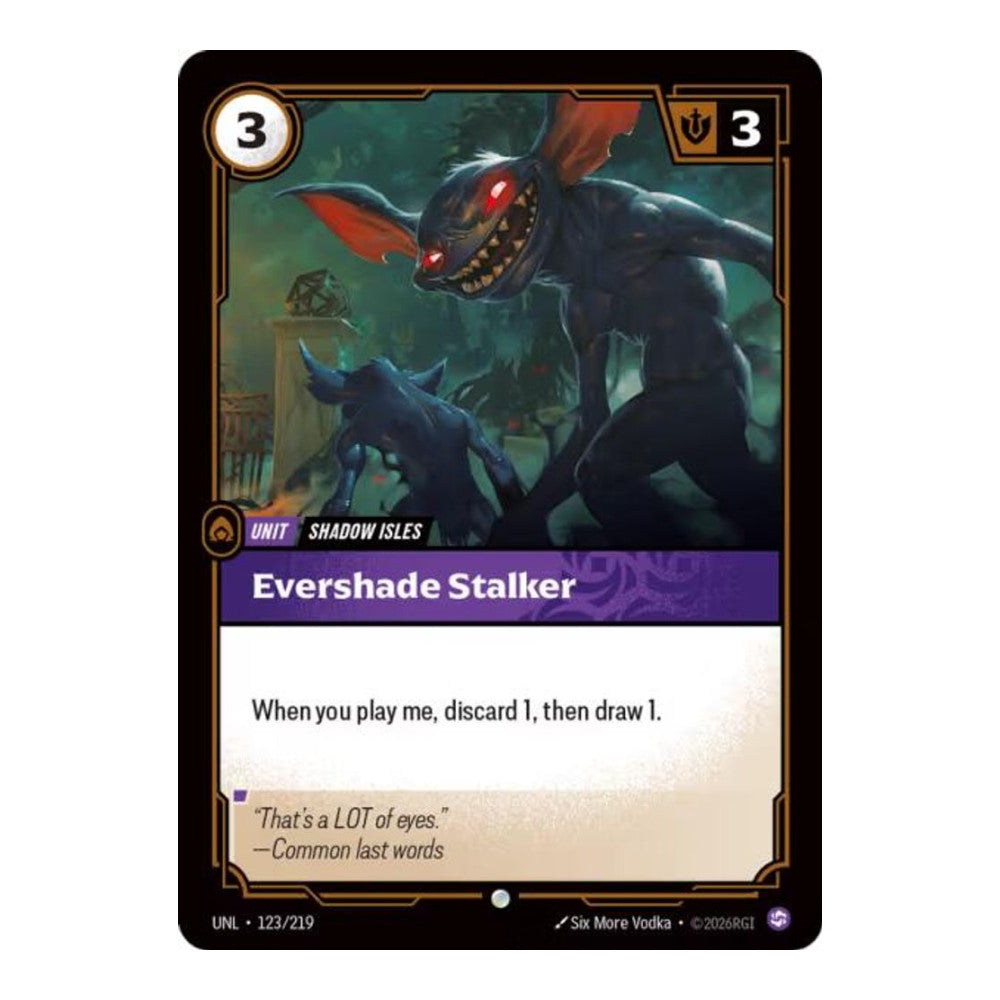 Unleashed (UNL) - Evershade Stalker (#123/219) (Near Mint)