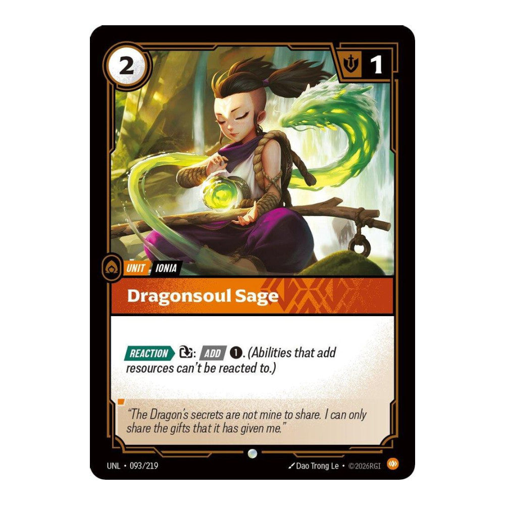 Unleashed (UNL) - Dragonsoul Sage (#093/219) (Near Mint)