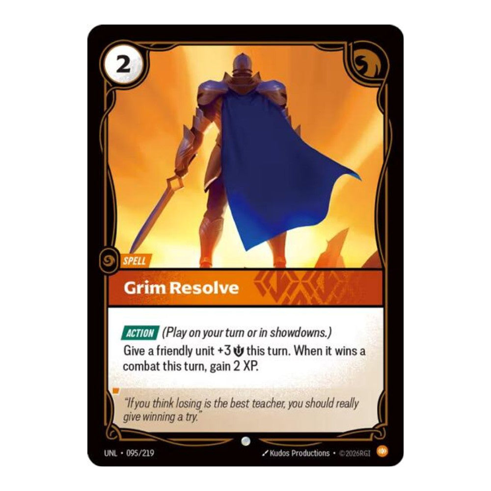 Unleashed (UNL) - Grim Resolve (#095/219) (Near Mint)