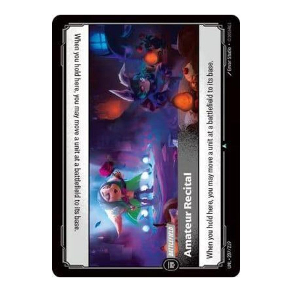 Unleashed (UNL) - Amateur Recital (#207/219) (Near Mint)