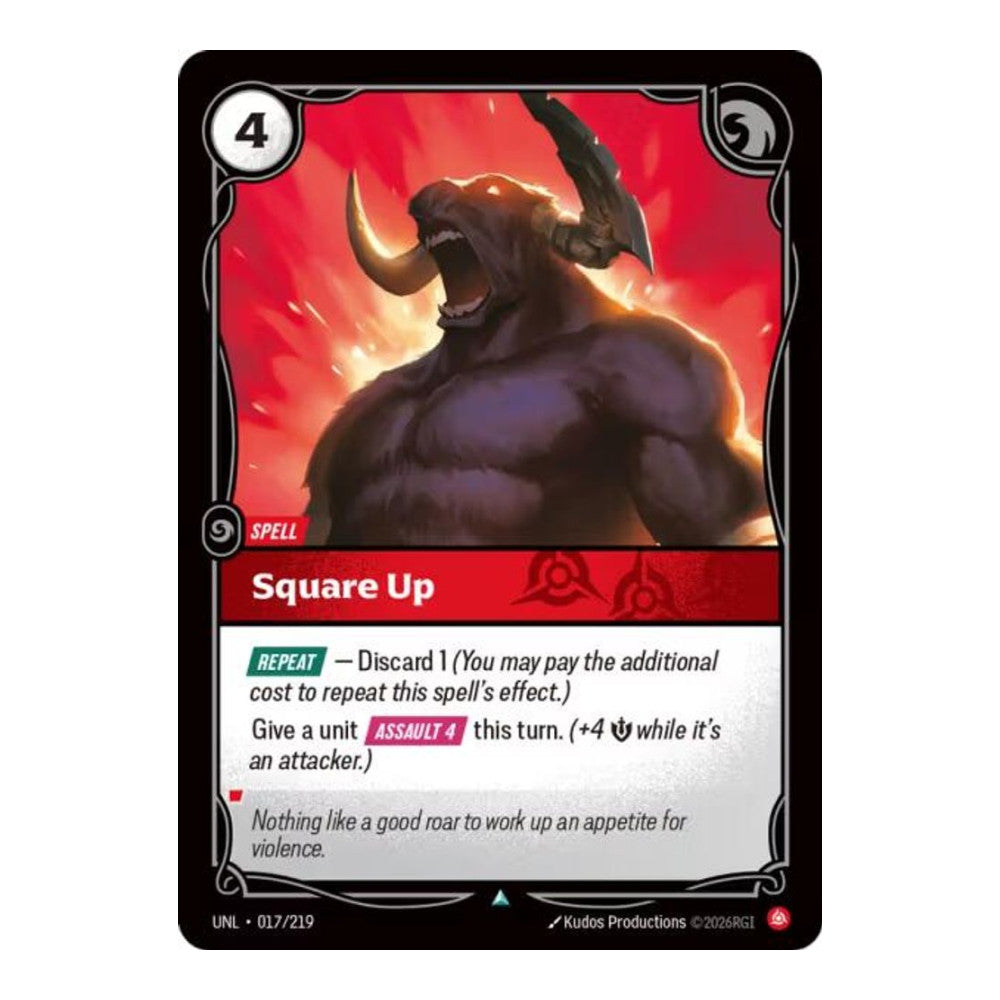 Unleashed (UNL) - Square Up (#017/219) (Near Mint)