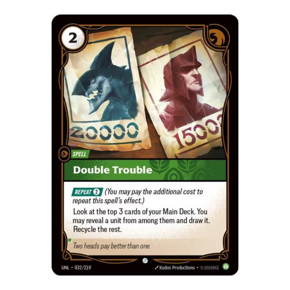 Unleashed (UNL) - Double Trouble (#032/219) (Near Mint)