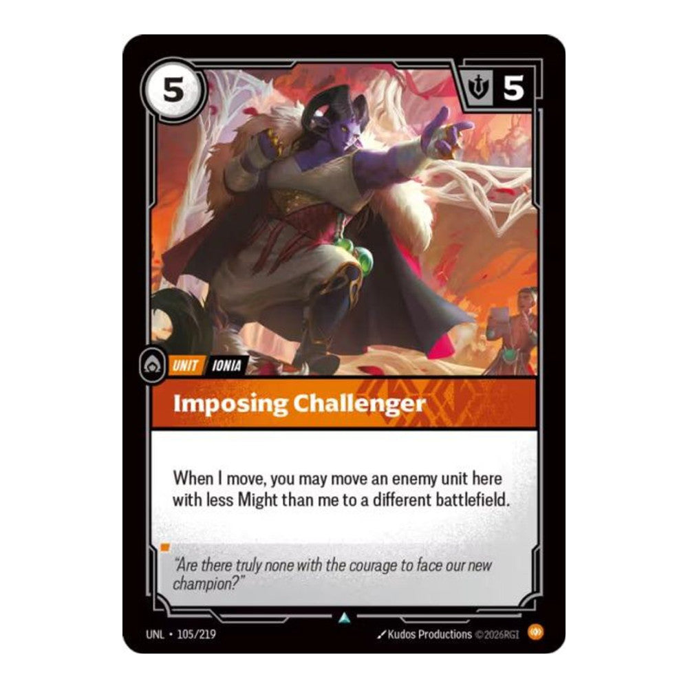 Unleashed (UNL) - Imposing Challenger (#105/219) (Near Mint)