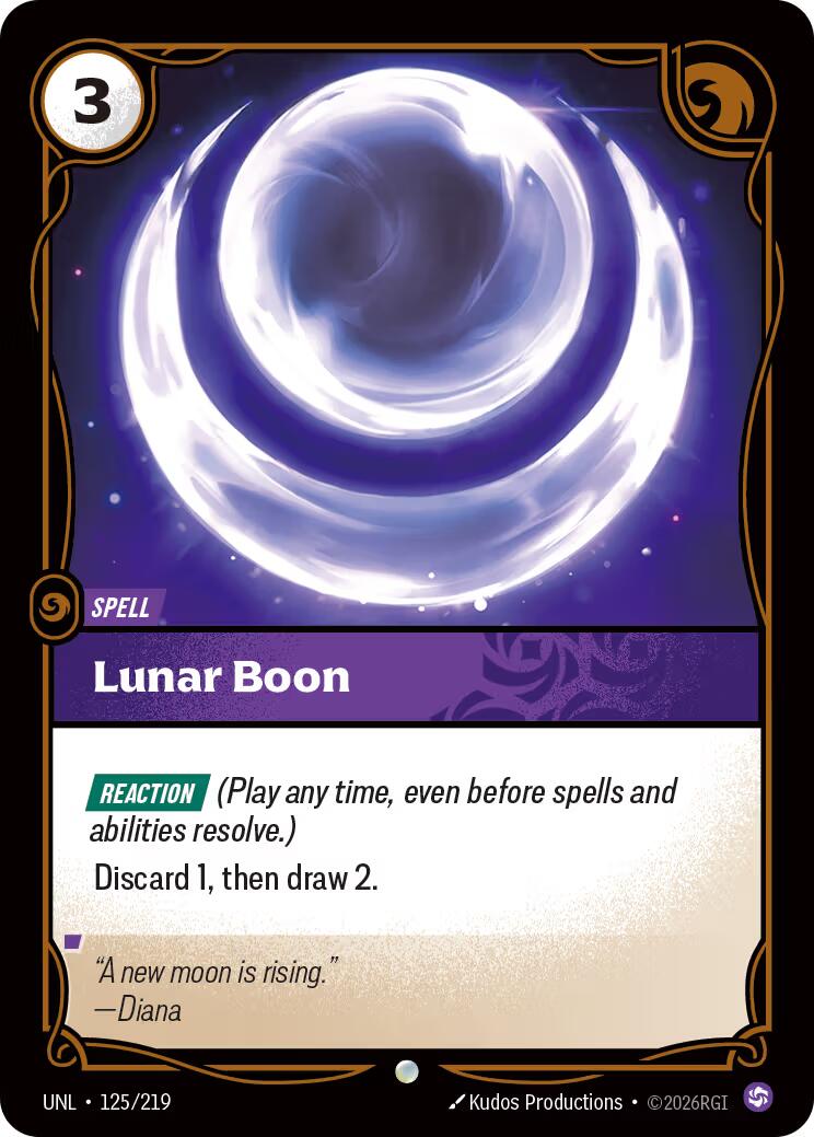 Lunar Boon