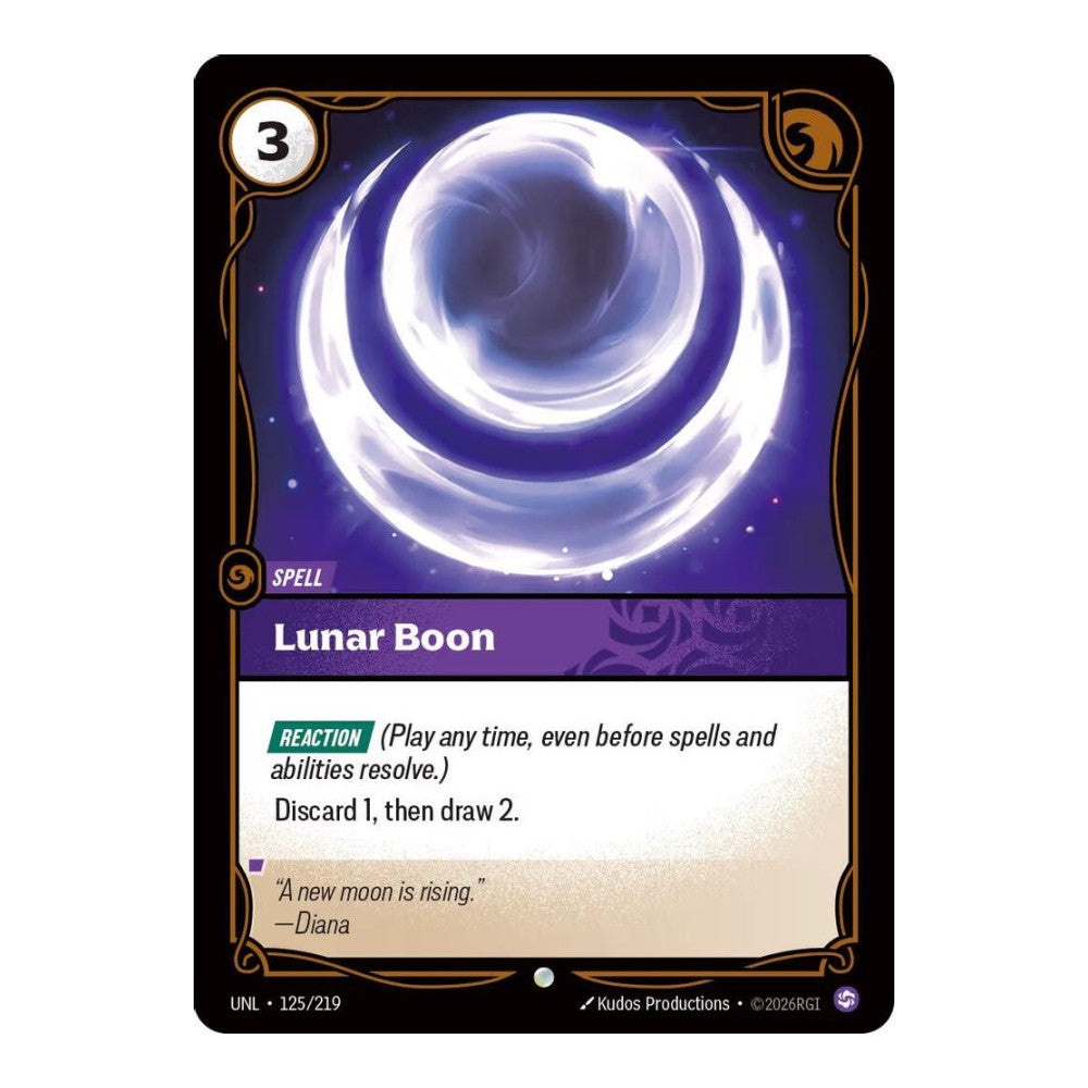 Unleashed (UNL) - Lunar Boon (#125/219) (Near Mint)