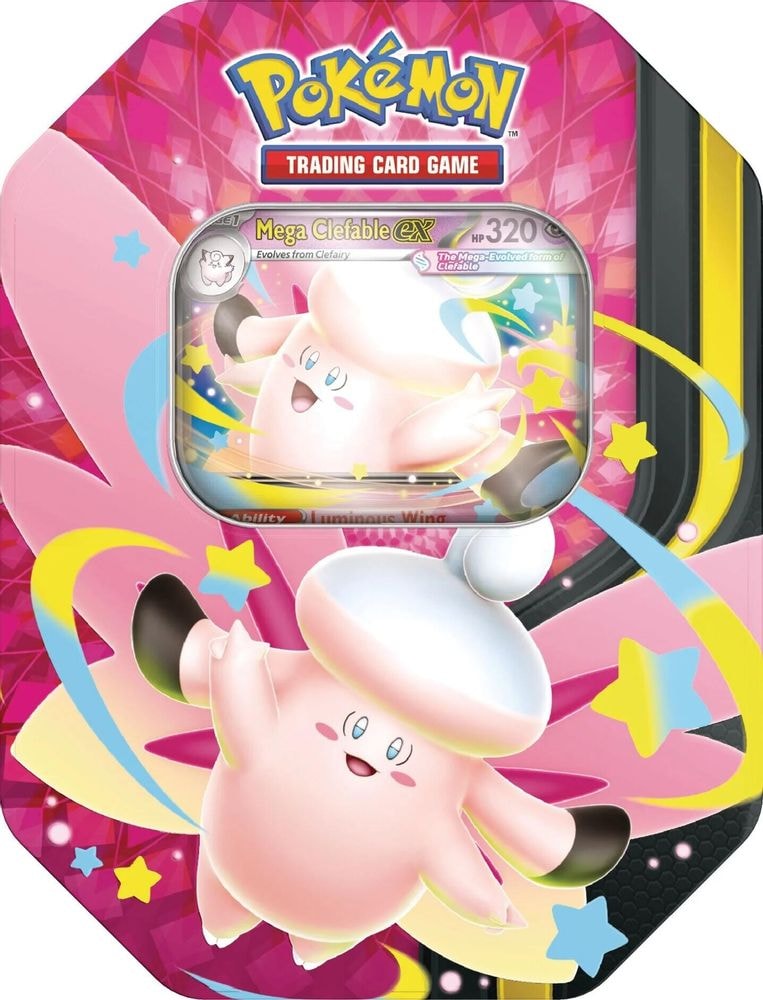 Miscellaneous Cards & Products (MCAP) - Mega Moonlit Tin [Mega Clefable ex] (, Double Rare) ()