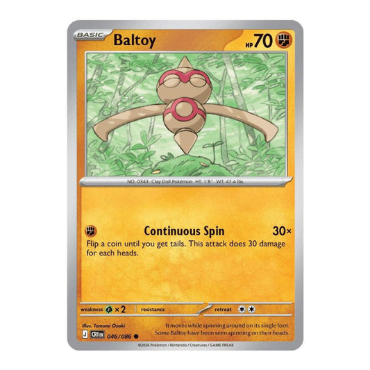 ME04: Chaos Rising (CRI) - Baltoy (#046/086) (Near Mint)