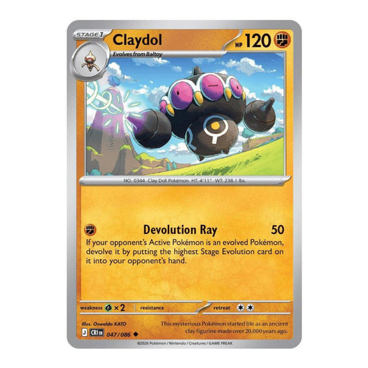 ME04: Chaos Rising (CRI) - Claydol 047 086 (#047/086) (Near Mint)