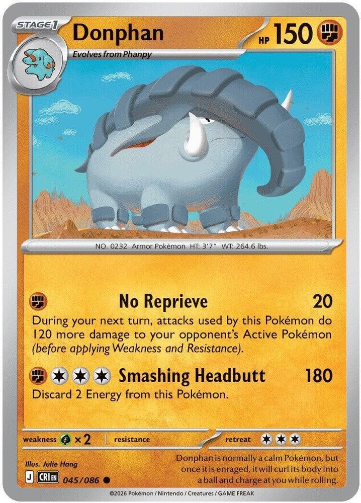 ME04: Chaos Rising (CRI) - Donphan (#045/086, Common) ()