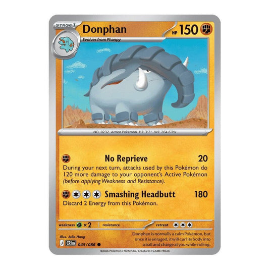 ME04: Chaos Rising (CRI) - Donphan (#045/086) (Near Mint)