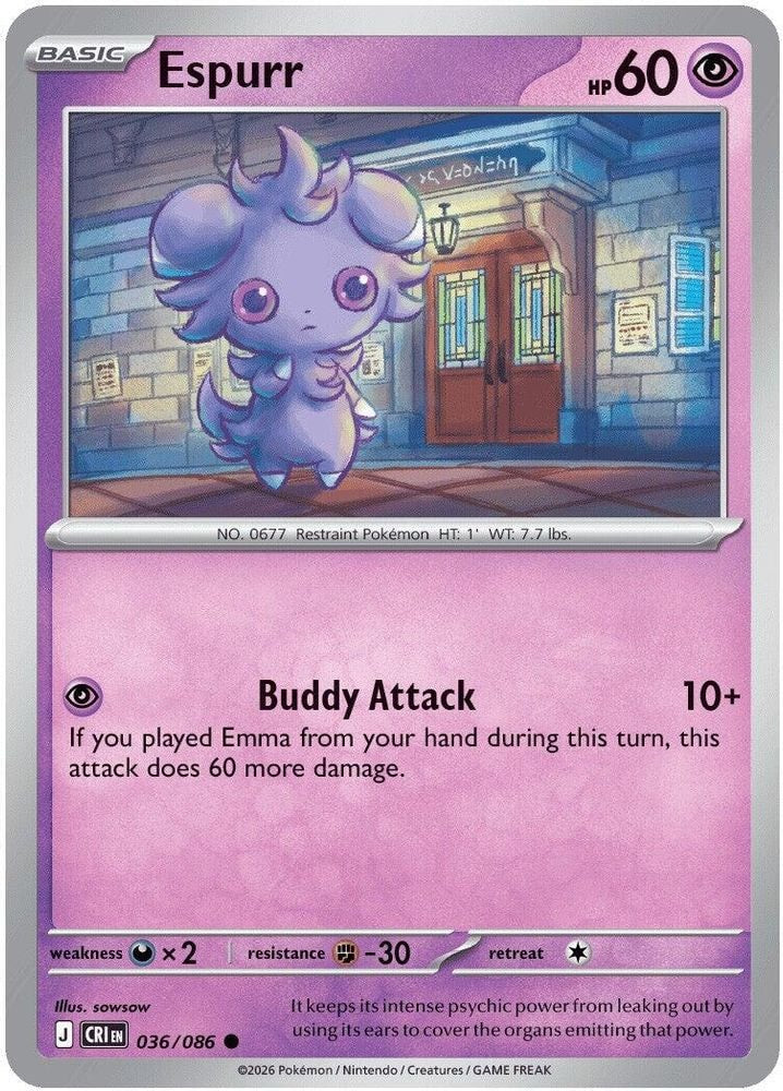 ME04: Chaos Rising (CRI) - Espurr (#036/086, Common) ()