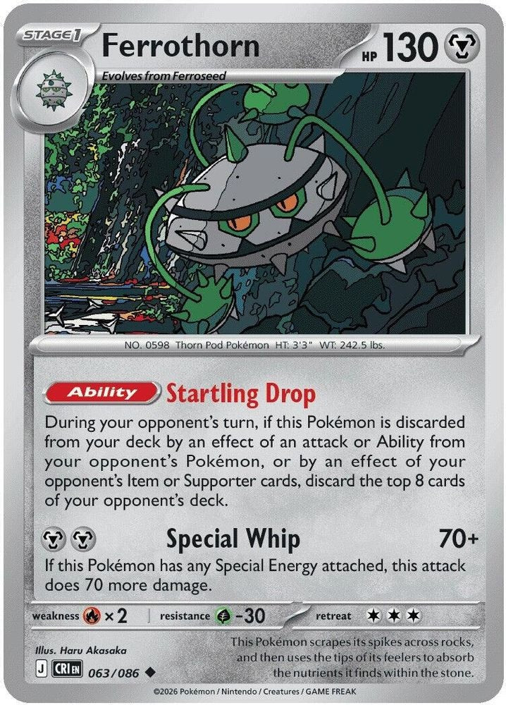 ME04: Chaos Rising (CRI) - Ferrothorn (#063/086, Uncommon) ()