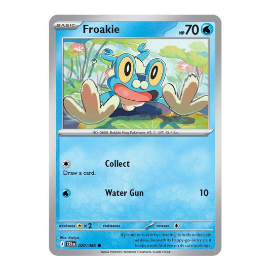 ME04: Chaos Rising (CRI) - Froakie 020 086 (#020/086) (Near Mint)
