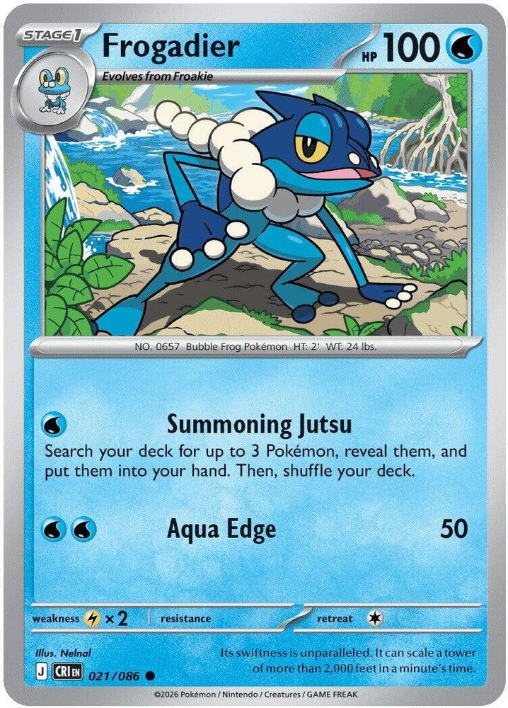 ME04: Chaos Rising (CRI) - Frogadier - 021/086 (#021/086, Common) ()