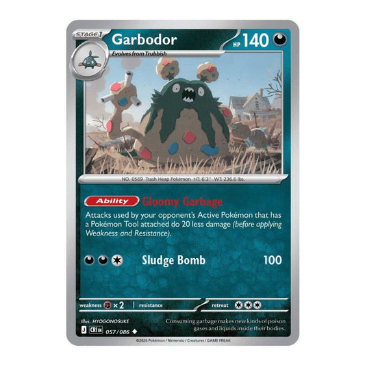 ME04: Chaos Rising (CRI) - Garbodor (#057/086) (Near Mint)