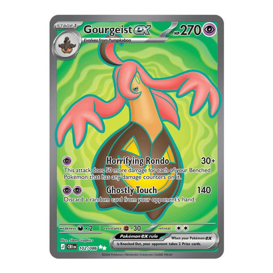 ME04: Chaos Rising (CRI) - Gourgeist ex 102 086 (#102/086) (Near Mint)