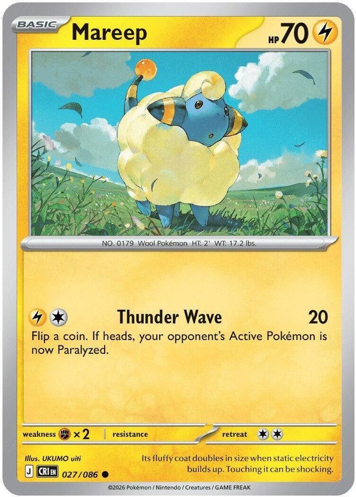 ME04: Chaos Rising (CRI) - Mareep (#027/086, Common) ()