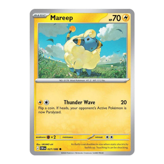 ME04: Chaos Rising (CRI) - Mareep (#027/086) (Near Mint)