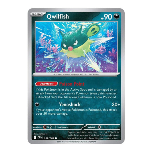 ME04: Chaos Rising (CRI) - Qwilfish (#052/086) (Near Mint)