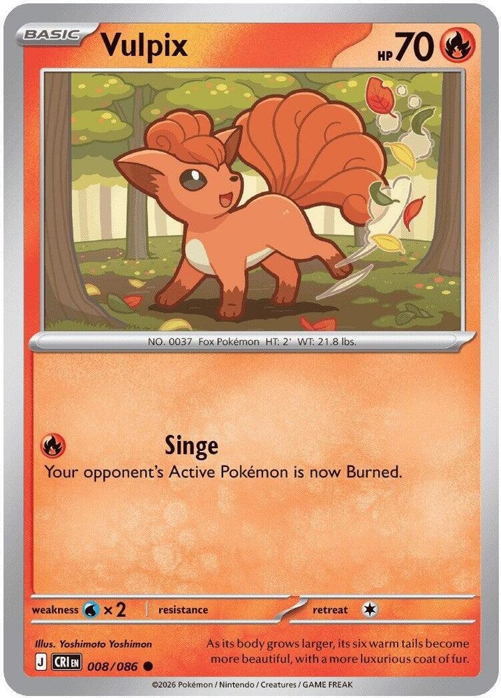 ME04: Chaos Rising (CRI) - Vulpix (#008/086, Common) ()