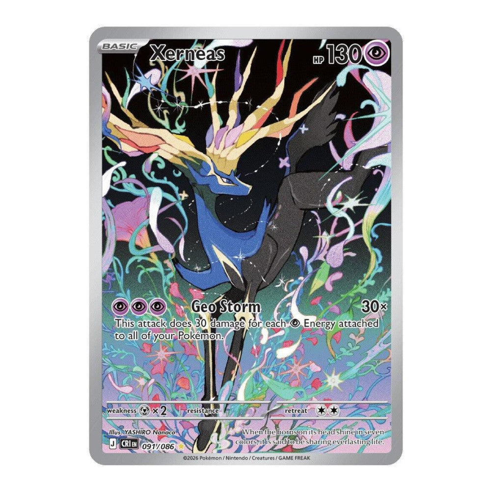 ME04: Chaos Rising (CRI) - Xerneas - 091/086 (#091/086) (Near Mint)