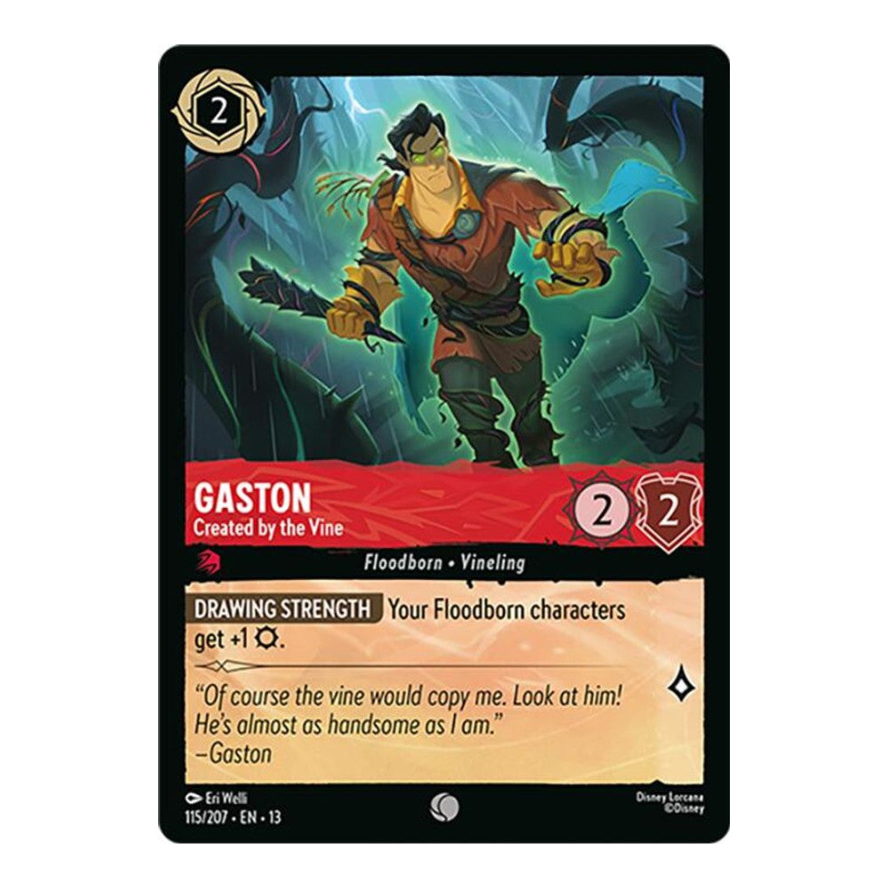 Attack of the Vine! (13) - Gaston - Created by the Vine (#115/207) (Near Mint)