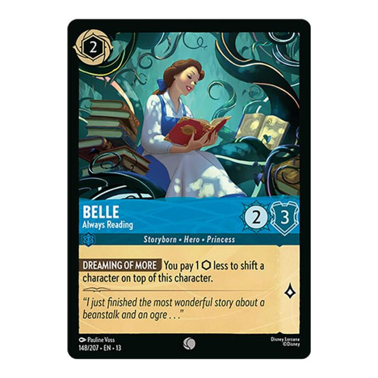 Attack of the Vine! (13) - Belle - Always Reading (#148/207) (Near Mint)