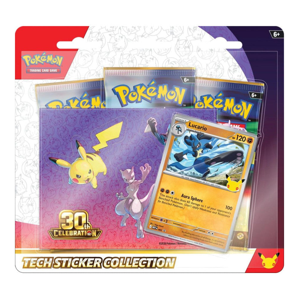ME: 30th Celebration (30C) - 30th Celebration Tech Sticker Collection [Lucario] () (Unopened)