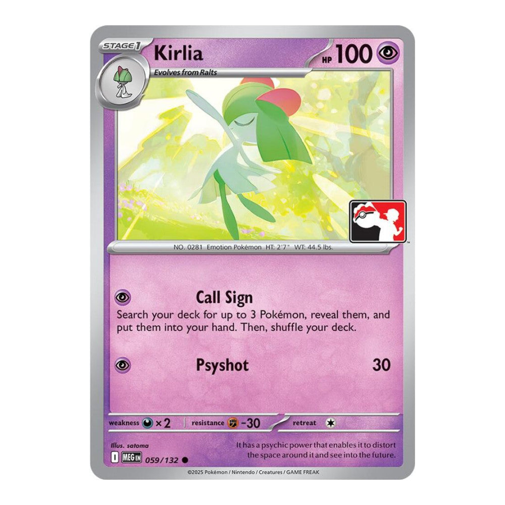 Prize Pack Series Cards () - Kirlia 059 132 (#059/132) (Near Mint)
