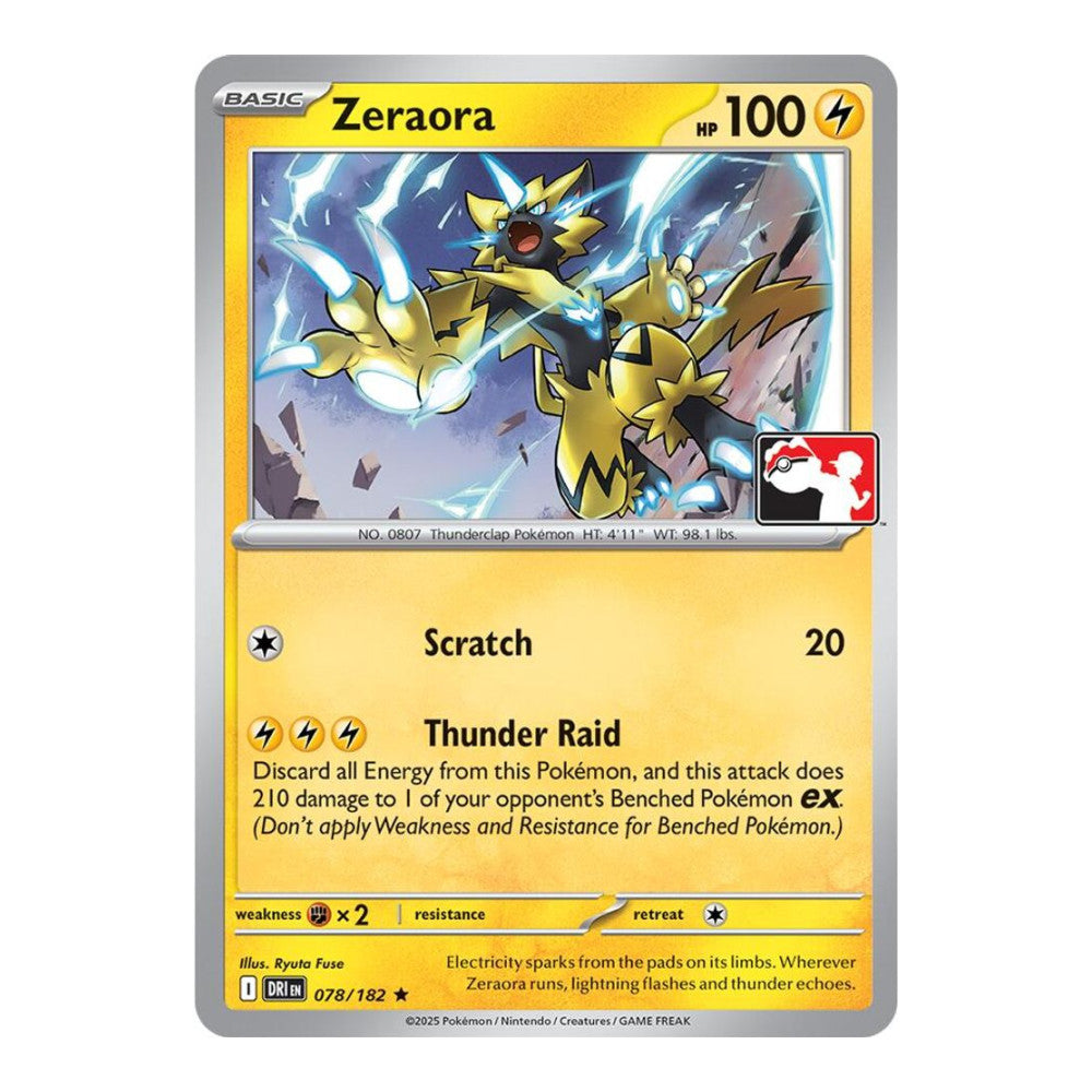 Prize Pack Series Cards () - Zeraora 078 182 (#078/182) (Near Mint)