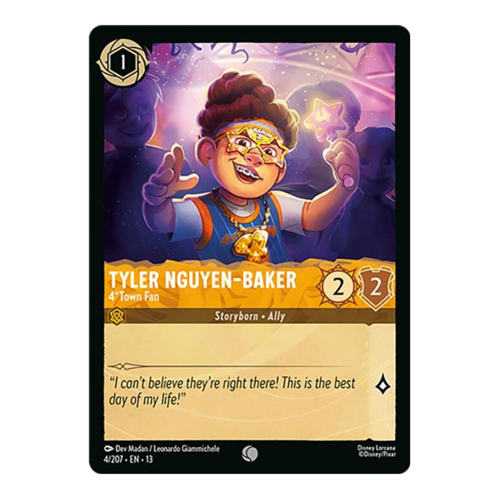 Attack of the Vine! (13) - Tyler Nguyen-Baker - 4*Town Fan (#4/207) (Near Mint)