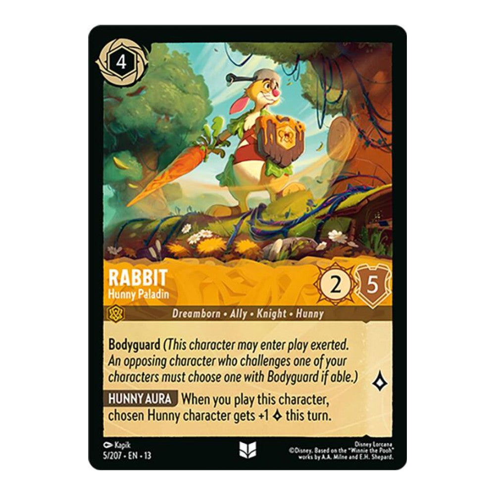 Attack of the Vine! (13) - Rabbit - Hunny Paladin (#5/207) (Near Mint)